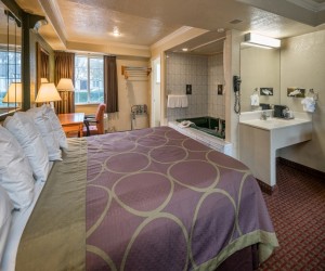 Hotel Rose Garden San Jose - Guest Room with Hot Tub